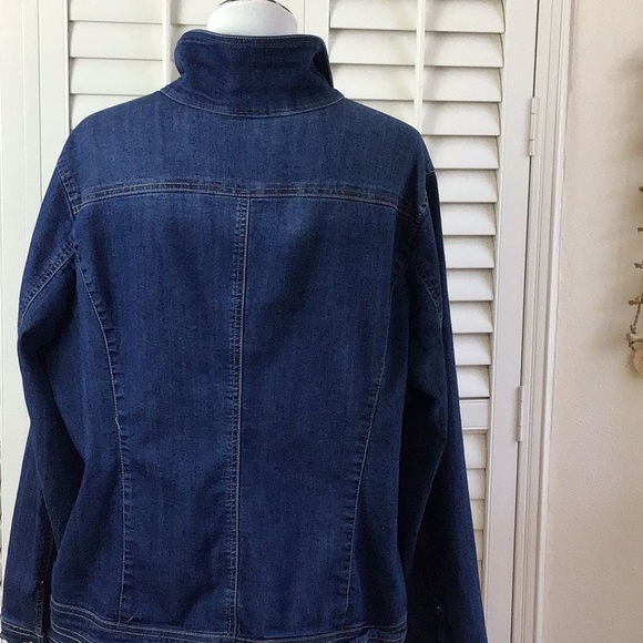 Dress Barn Jackets & Coats Dress Barn Stretch Denim Jacket 2x